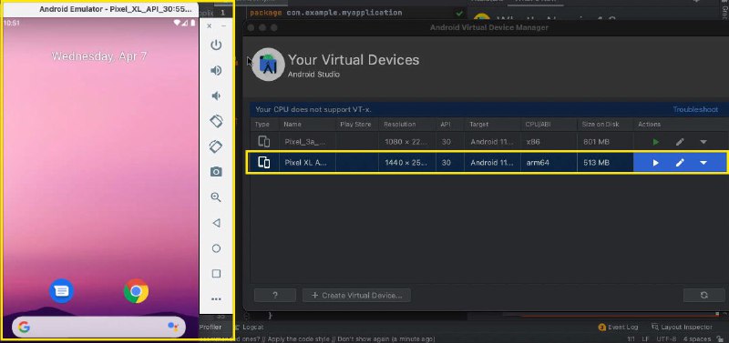 🆕 🔥 Android studio added support for ARM64 images to version 4.2 Preview Beta 6.In AVD Manager go to the Other Images tab as by default it doesn’t show the ARM64 images.