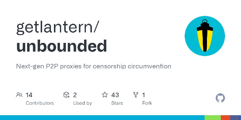GitHub - getlantern/unbounded: Next-gen P2P proxies for censorship circumvention