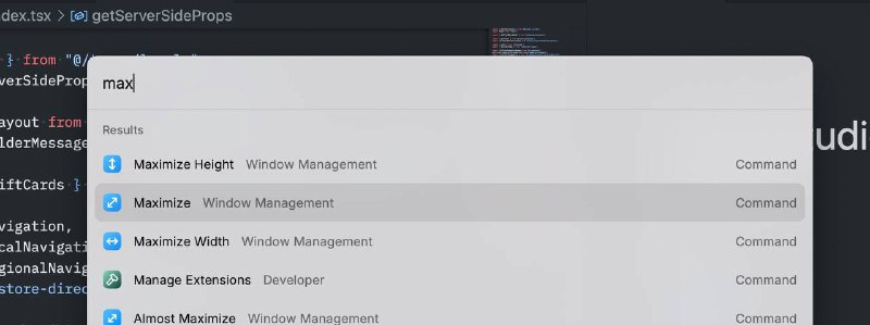 我宣布 经历了三年的选拔 raycast成功干掉了一众开源/收费方案 成为我的御用窗口管理