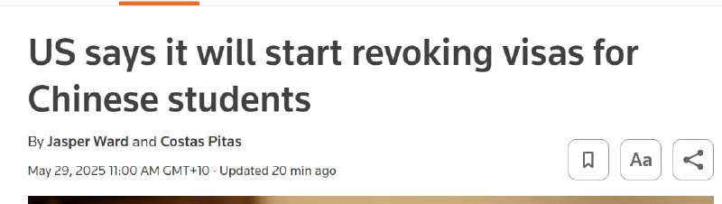 其实美国人还是缺乏想象力，为什么要吊销这些人的学生签证呢？如果愿意提供情报，直接发护照就好了呀，红四代红五代的心态其实比起二代三代发生了非常多的变化，叛逆而渴望出逃的既得利益者