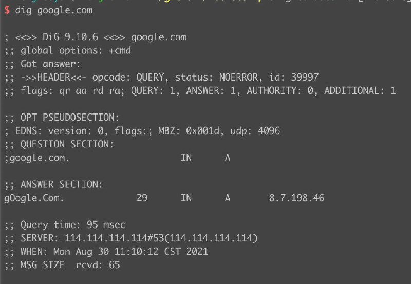 调网络发现一个好玩的 g0oogle.com